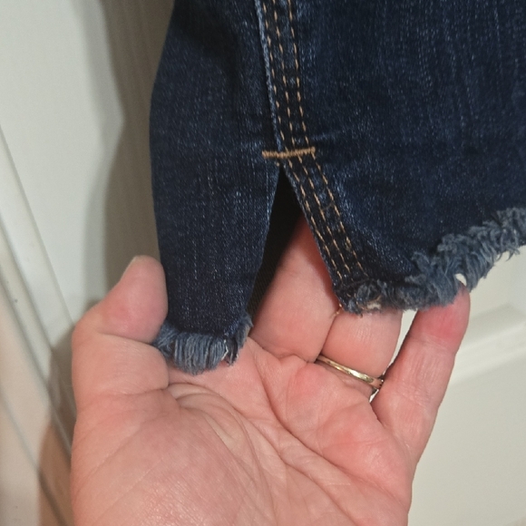 m jeans by maurices Dark Wash Denim Shorts - Picture 3 of 5